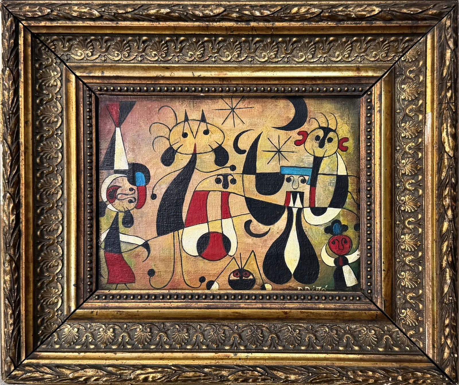 Joan Miro (1893-1983), Spain, Untitled Composition (1 of 4)