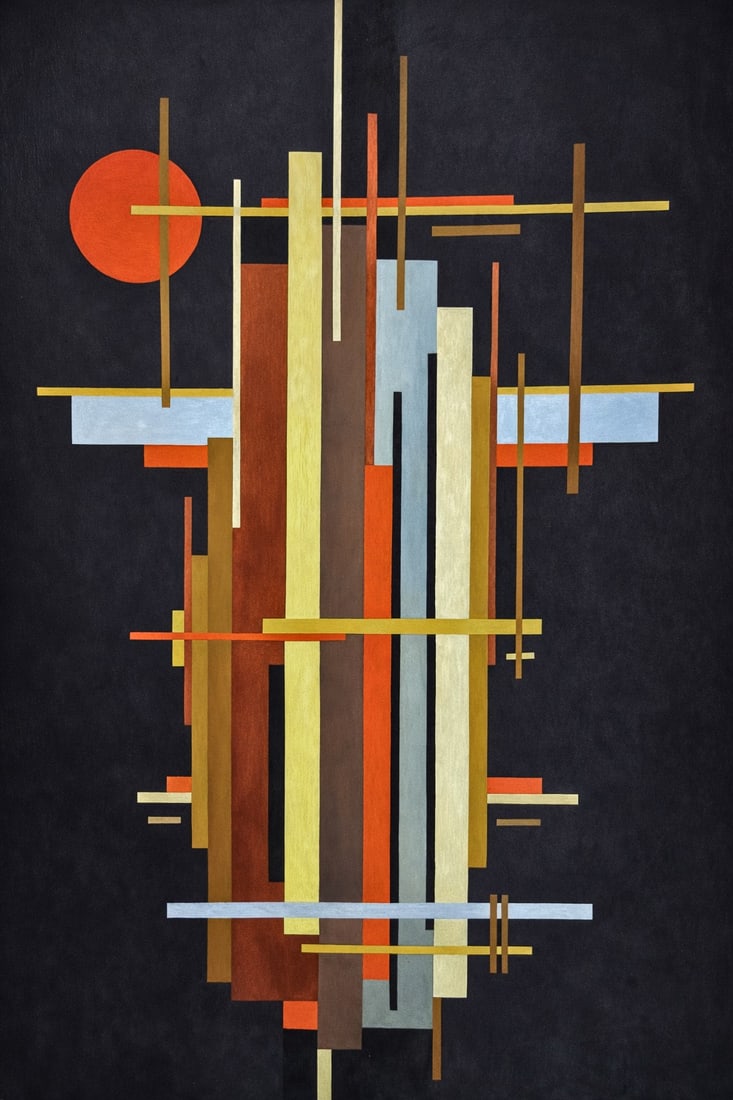 Ilya Chashnik (1902-1929), Composition with Geometric Forms (1 of 2)