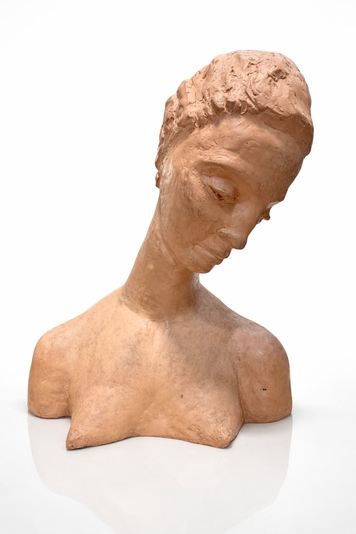 Wilhelm Lehmbruck (1881-1919), Modernist Head (1 of 7)