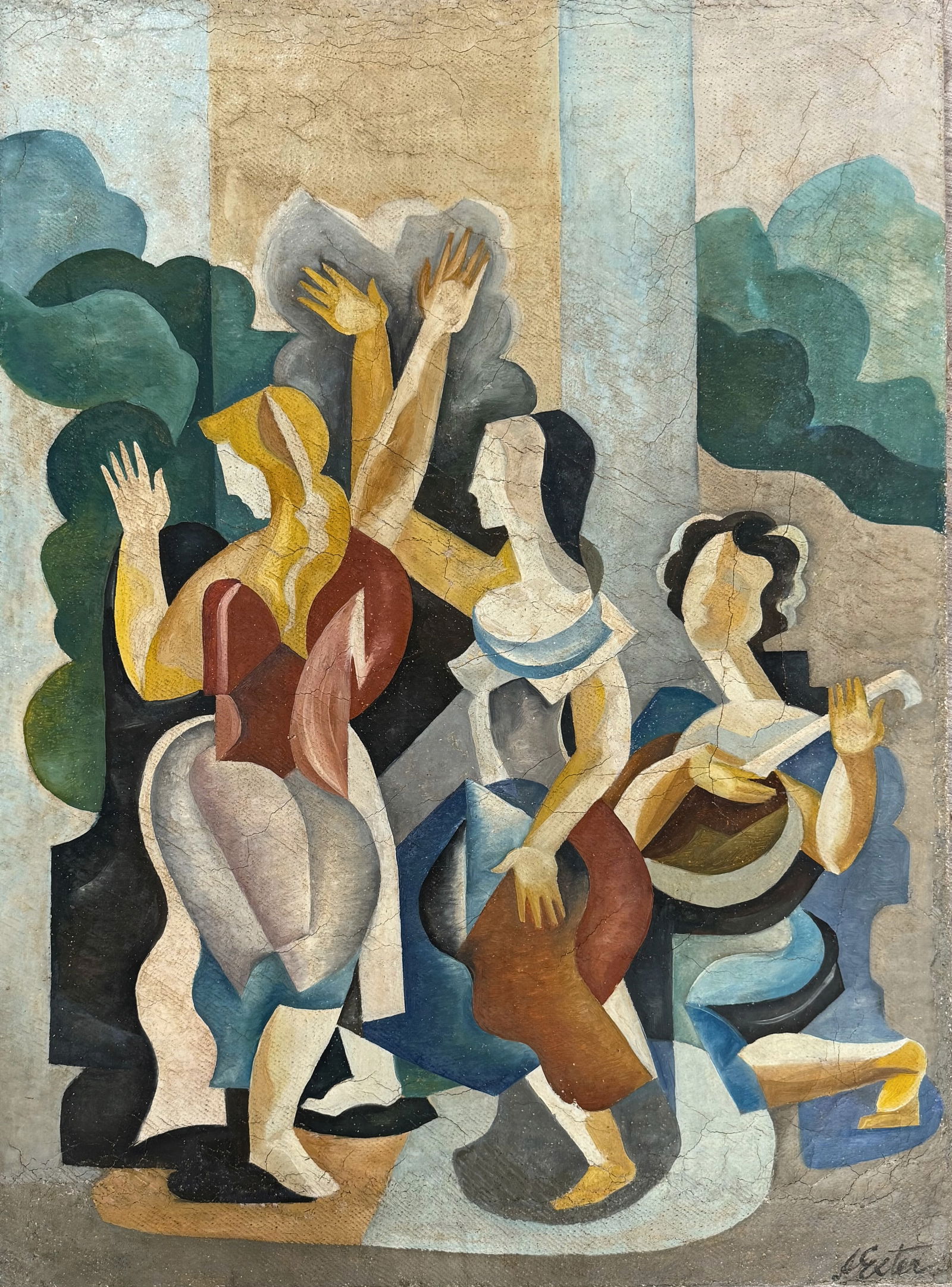 Alexandra Exter (1882-1949), Cubist Composition (1 of 3)