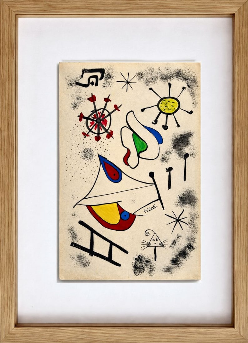 Joan Miro (1893-1983), Untitled (Abstract Composition) (1 of 4)