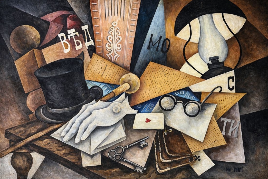 Ivan Pougny (Jean Pougny 1894-1956), Still Life (1 of 3)