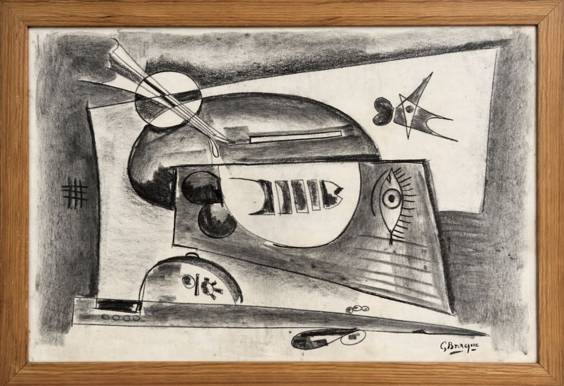 Georges Braque (1882-1963), Composition Cubiste (1 of 3)