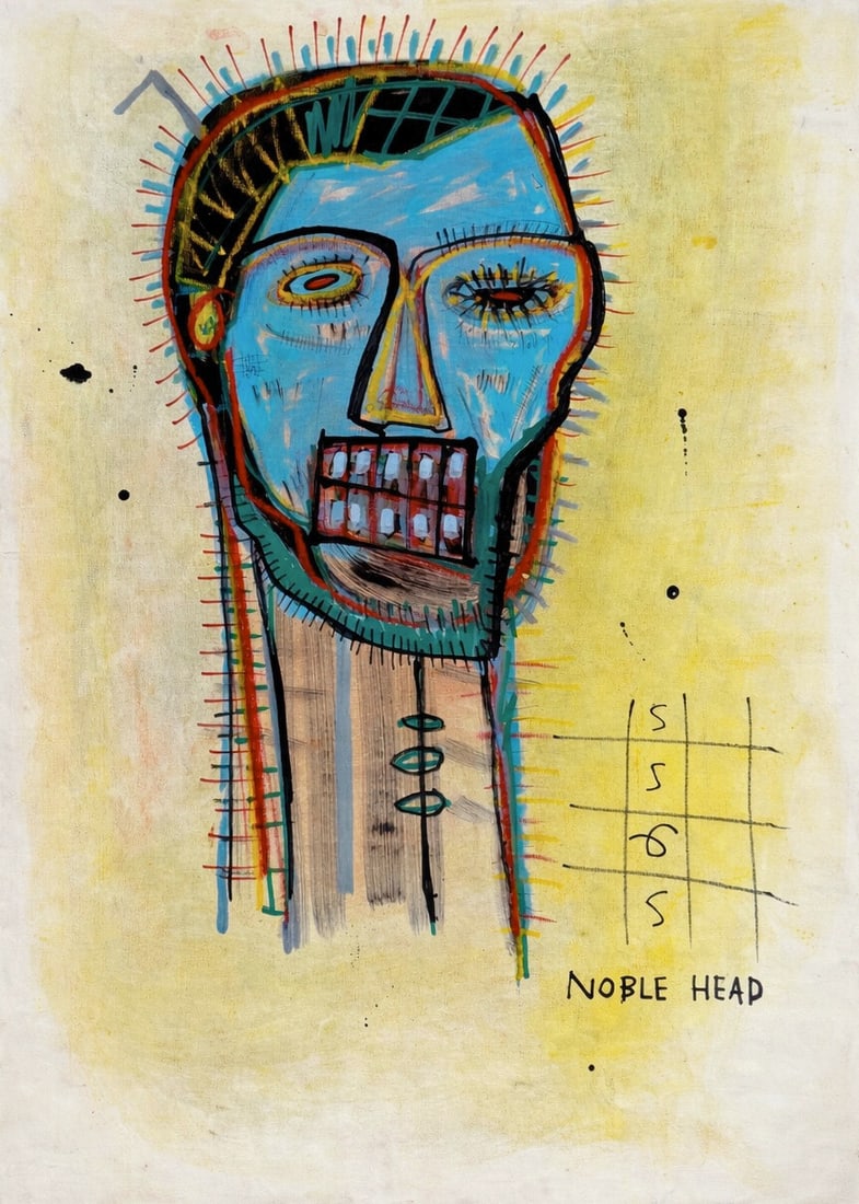 Jean-Michel Basquiat (1960-1988), Noble Head (1 of 2)