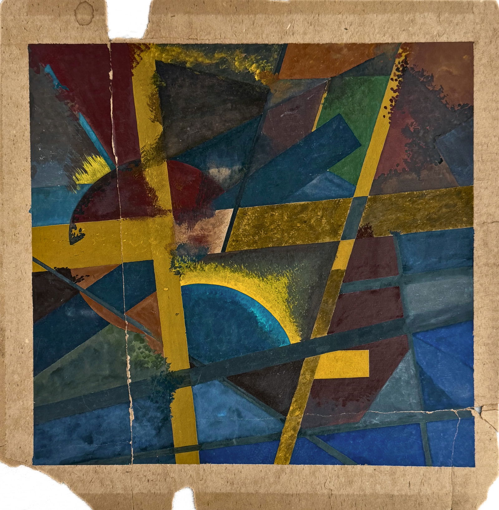 Lyubov Popova (1889-1924), Composition with Geometric Forms (1 of 2)