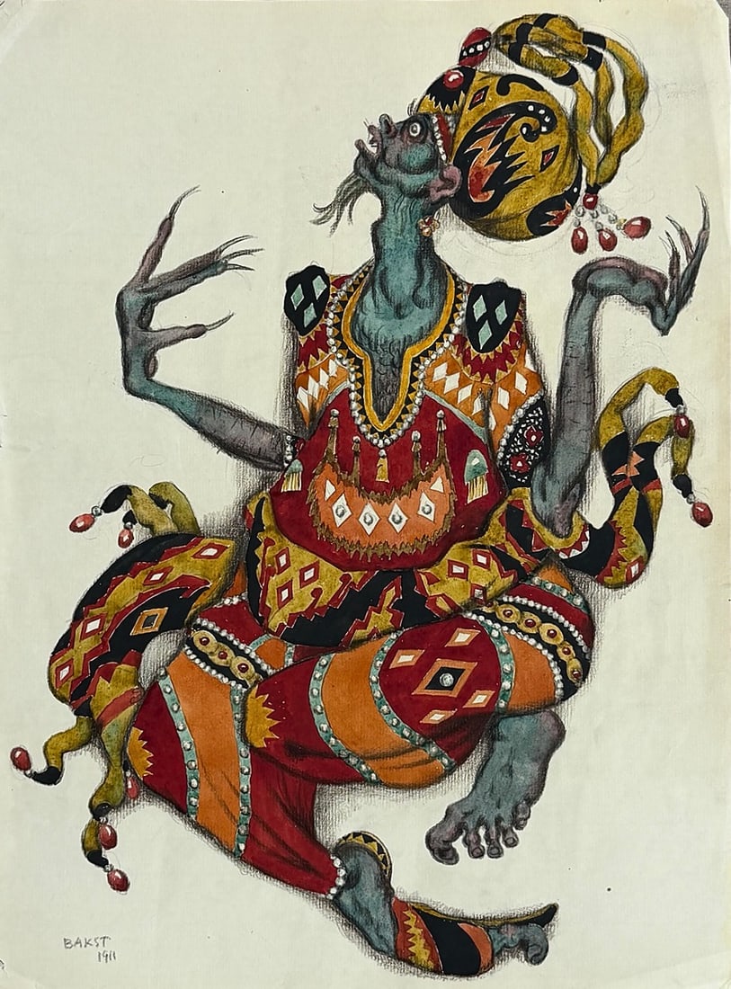 Leon Bakst (1866-1924), Costume Design (1 of 2)