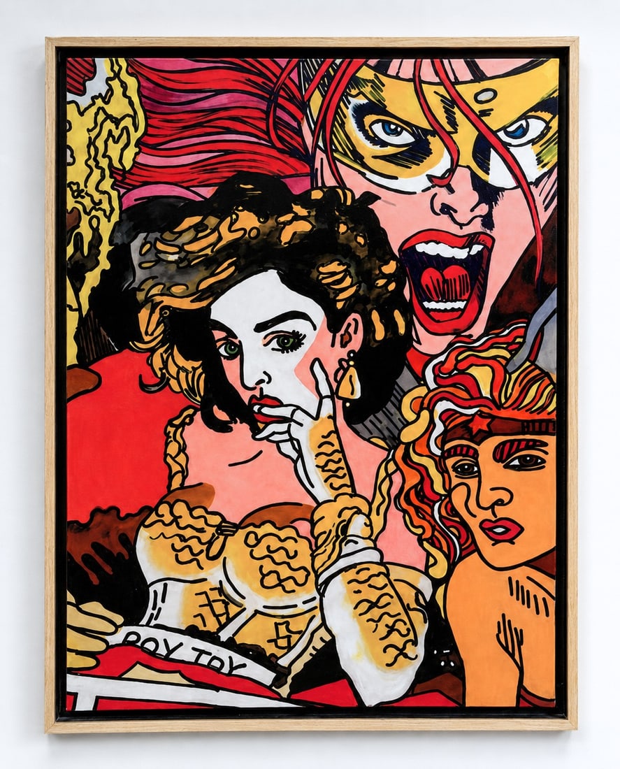 Erro (b. 1932), Pop Art Composition with Female Figures, 2000 (1 of 2)