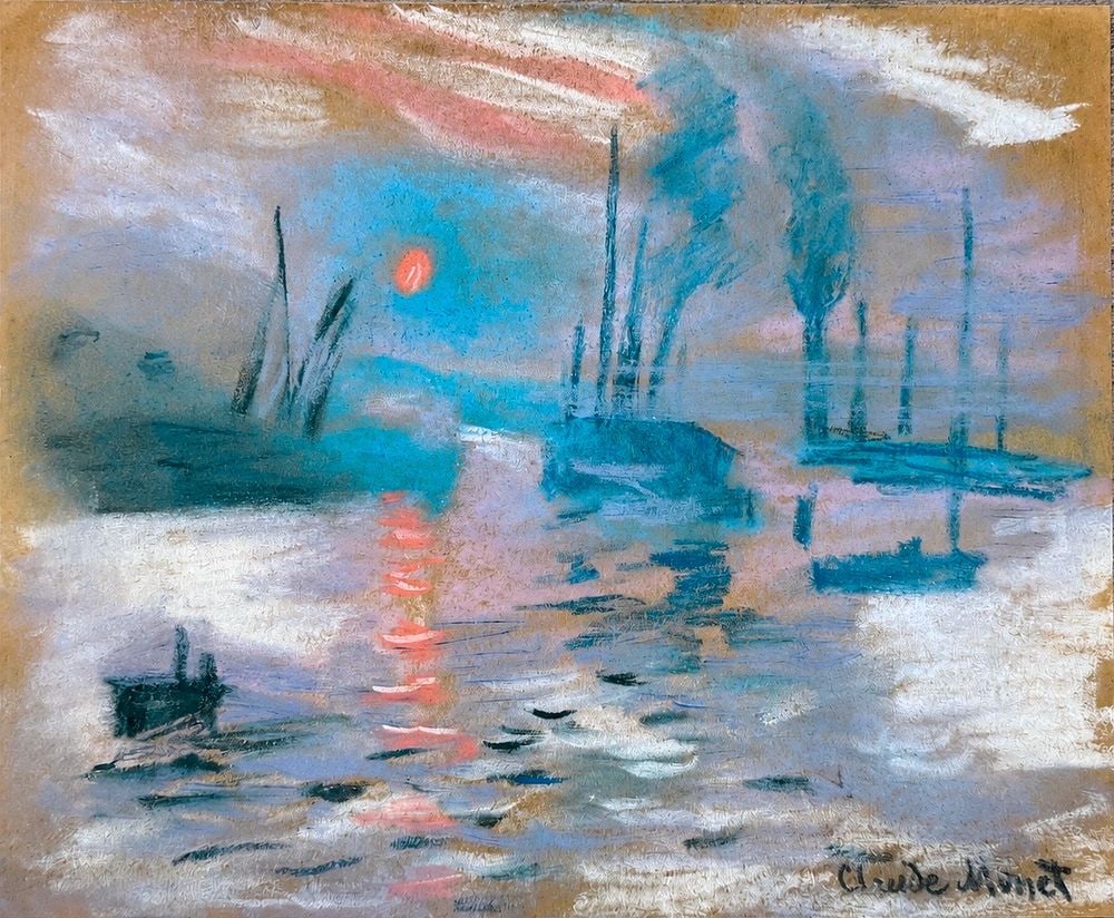 Claude Monet (1840-1926), Harbor at Sunset (1 of 2)