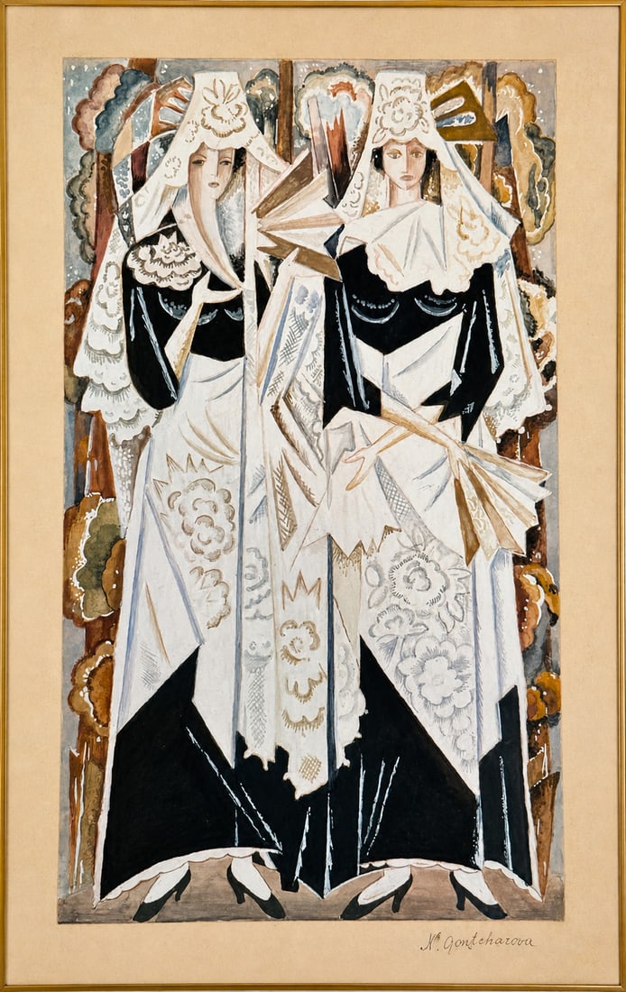 Natalia Goncharova (1881â€“1962) Espagnole (1 of 5)
