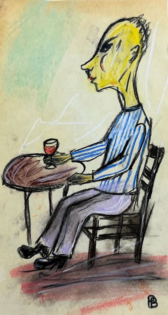 Pierre Bonnard (1867-1947), Seated Figure (1 of 2)