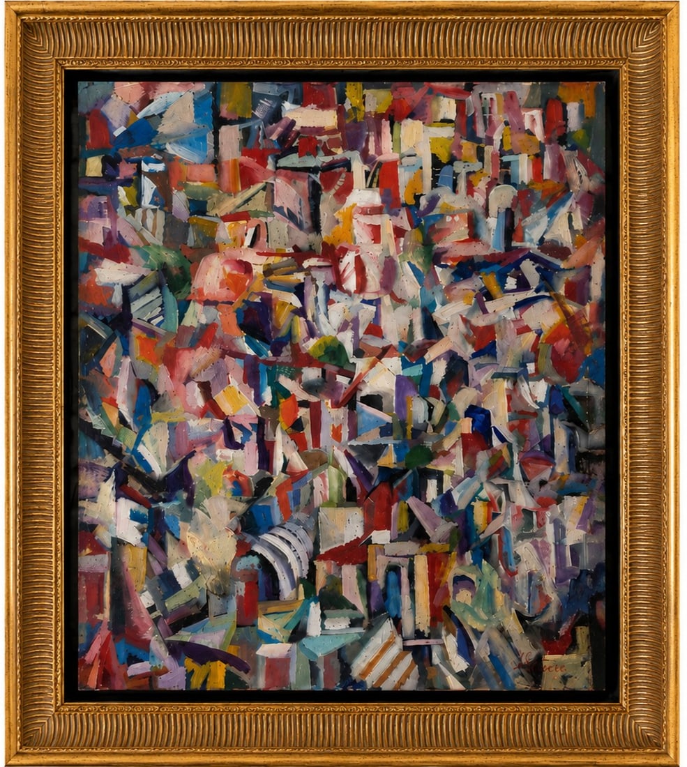 Alexandra Exter (1882â€“1949), Vase of Flowers, circa 1913 (1 of 2)