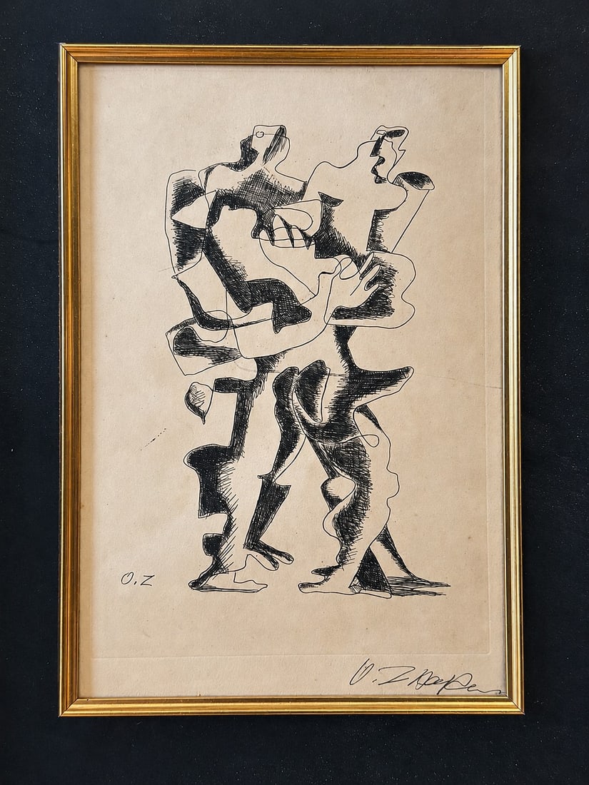 Ossip Zadkine (1890-1967), Couple (1 of 3)