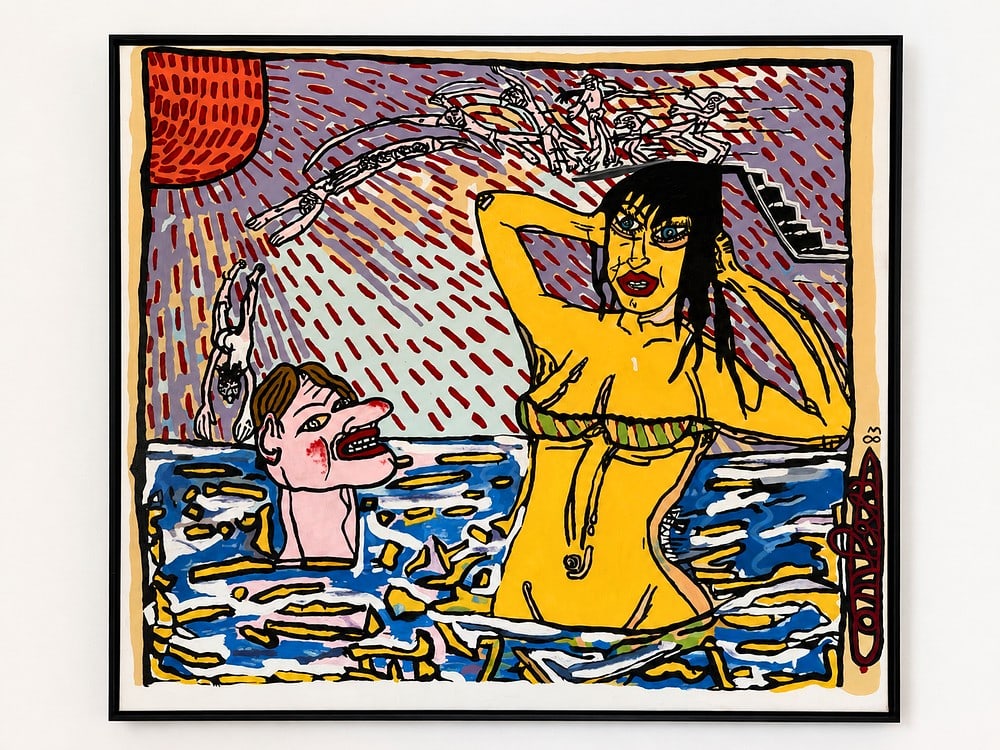 Robert Combas (b. 1957), Bain de Midi La Baigneuse, 1983 (1 of 2)