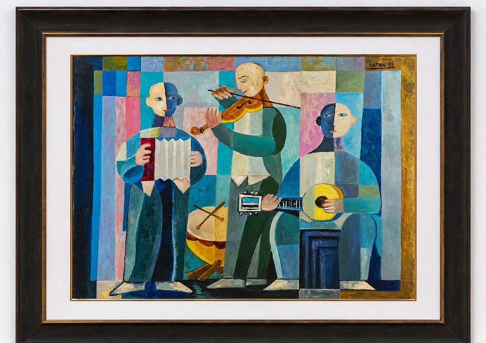 Avraham Naton (1906-1959), Musicians Composition, 1955 (1 of 2)