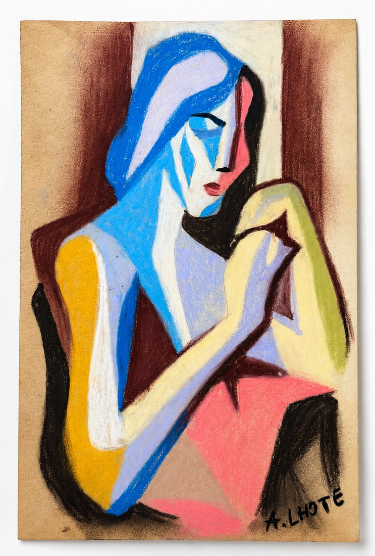 Andr?© Lhote (1885-1962), Cubist Female Figure (1 of 2)