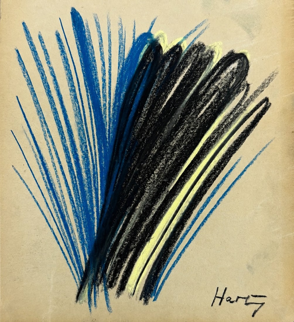 Hans Hartung (1904â€“1989), Abstract Composition (1 of 2)