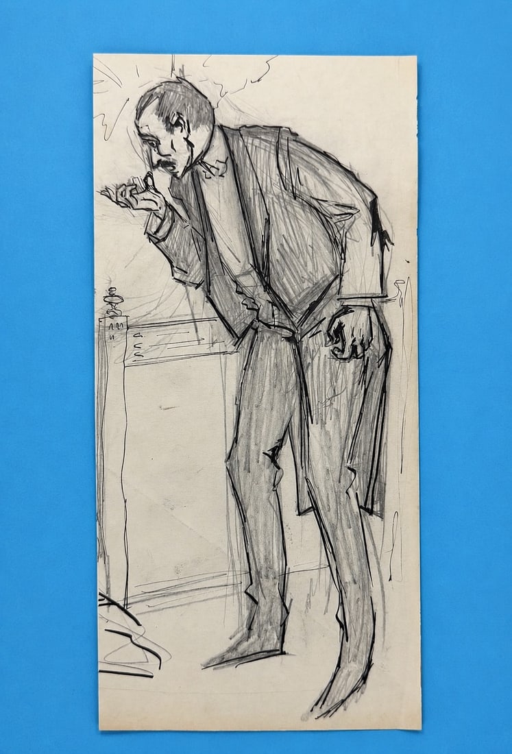 Attributed to Giovanni Boldini (1842â€“1931), Standing Gentleman (1 of 2)