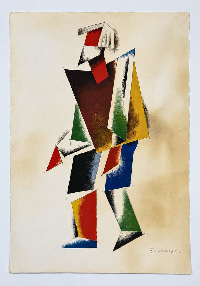 Alexander Rodchenko (1891-1956), Constructivist Figure (1 of 2)