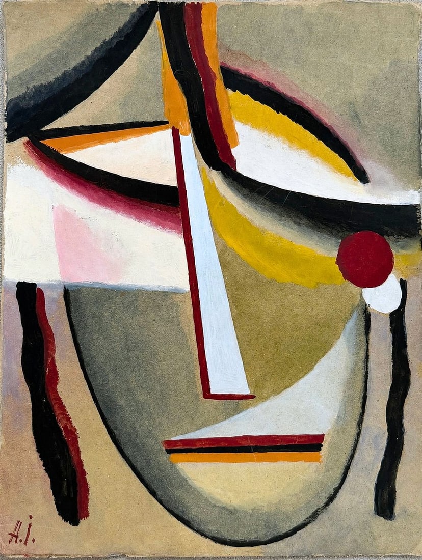 Alexej von Jawlensky (1864-1941), Abstract Head (1 of 2)