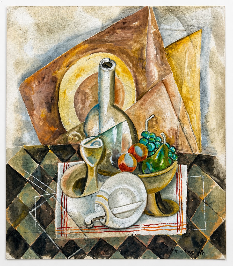 Juan Gris (1887-1927), Abstract Cubist Composition (1 of 3)
