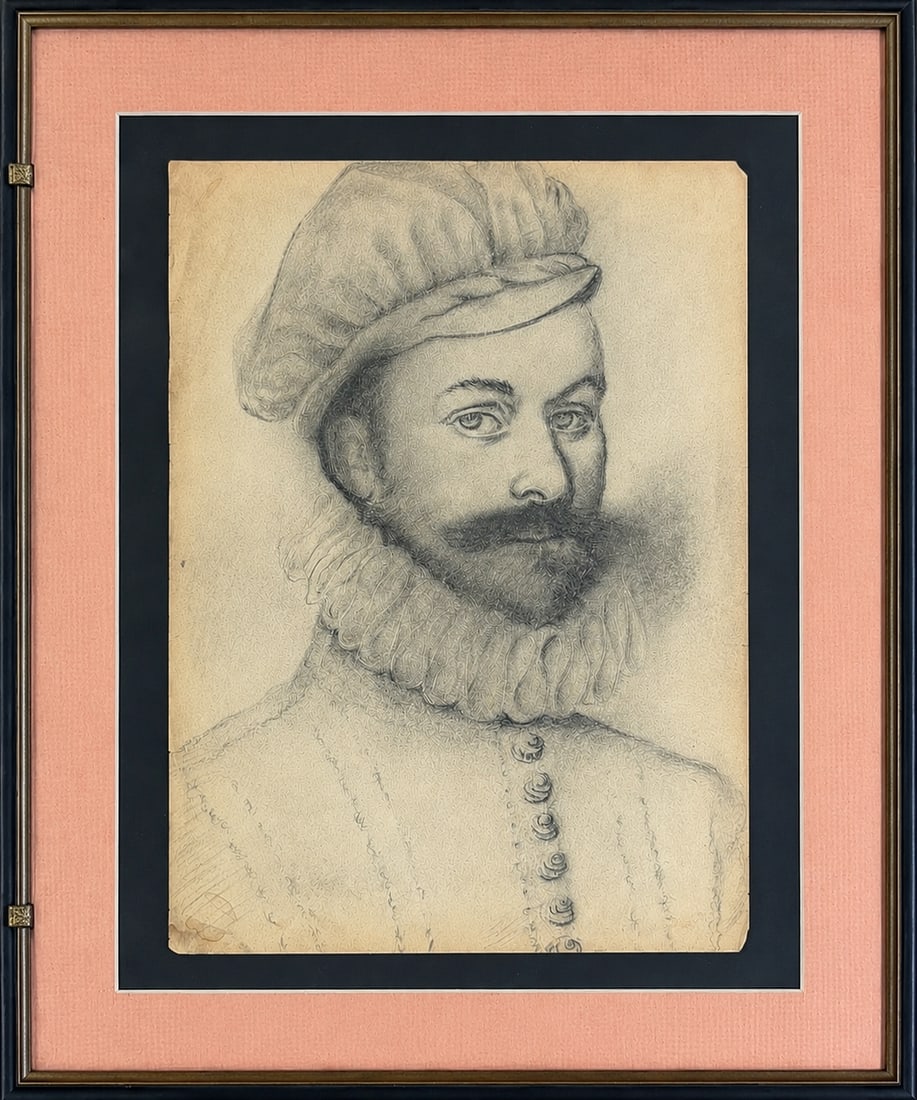 Attributed to Fran?ois Clouet (c. 1510-1572), Portrait of a Gentleman (1 of 3)