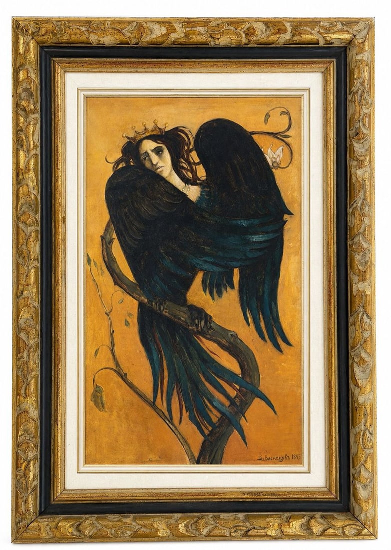 Viktor Vasnetsov (1848-1926) Gamayun, the Prophetic Bird, 1895 (1 of 4)