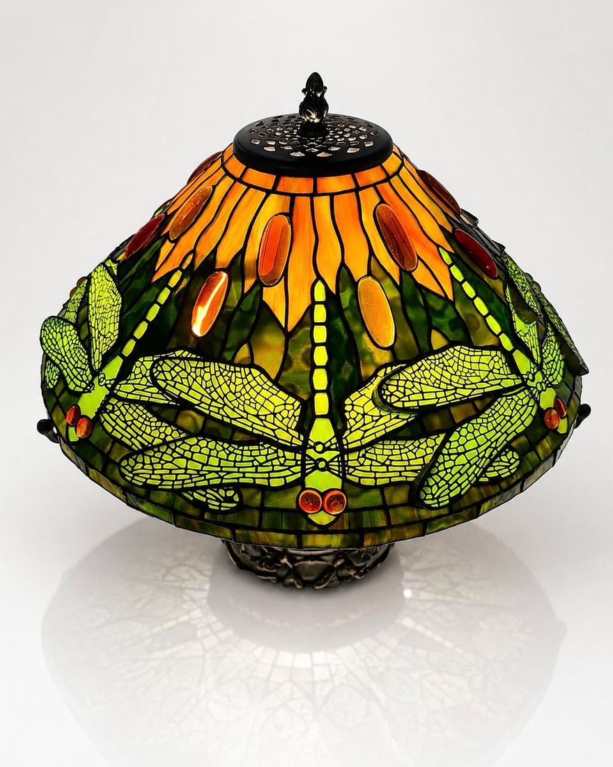 Tiffany-Style Dragonfly Table Lamp (1 of 3)