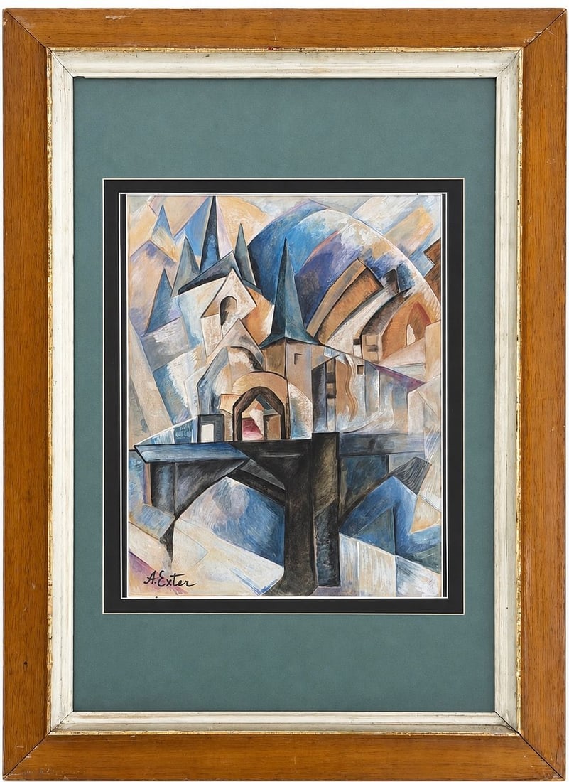 Alexandra Exter (1882-1949) Architectural Composition (1 of 2)