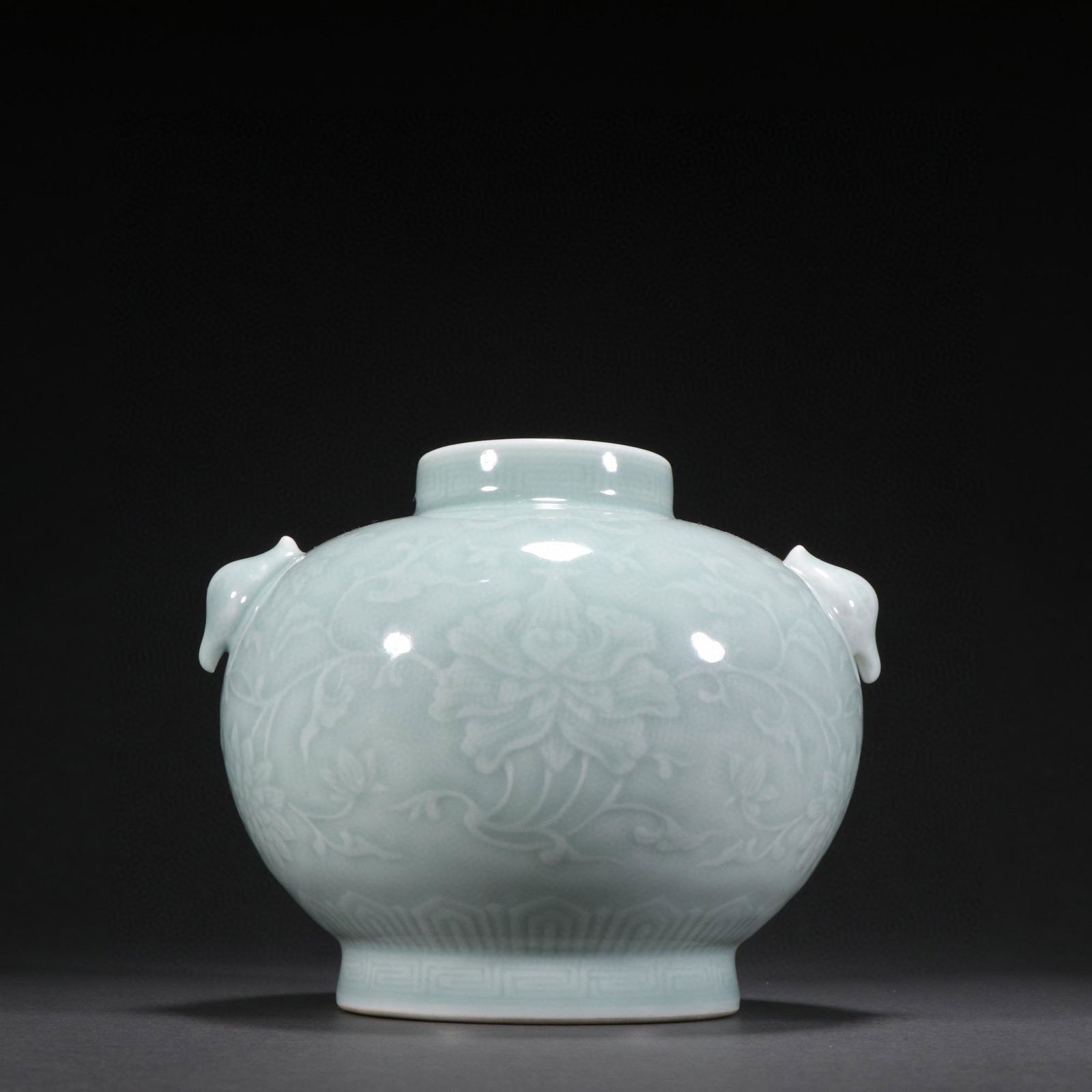 CHINESE CELADON GLAZED JAR (1 of 6)
