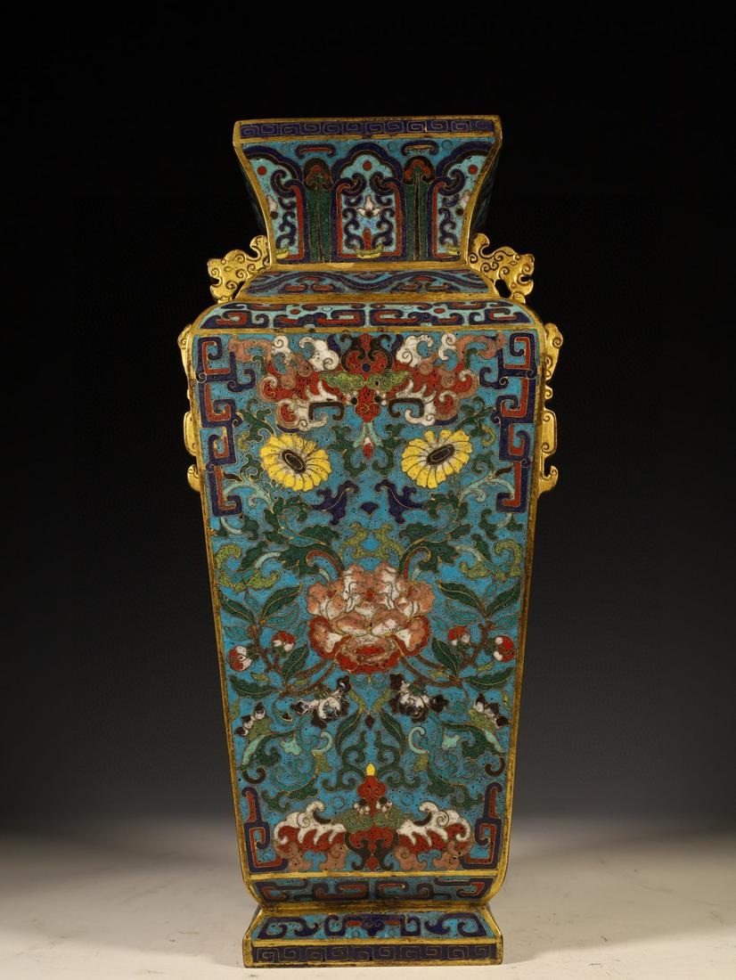 CHINESE CLOISONNE VASE (1 of 6)