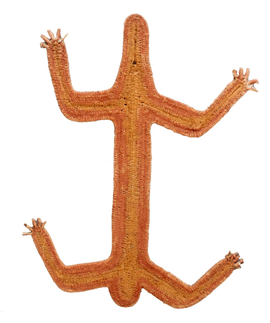 Indonesian Grass weaving in the form of a lizard: Grass Statue - 50 [h] x 70 [w]"