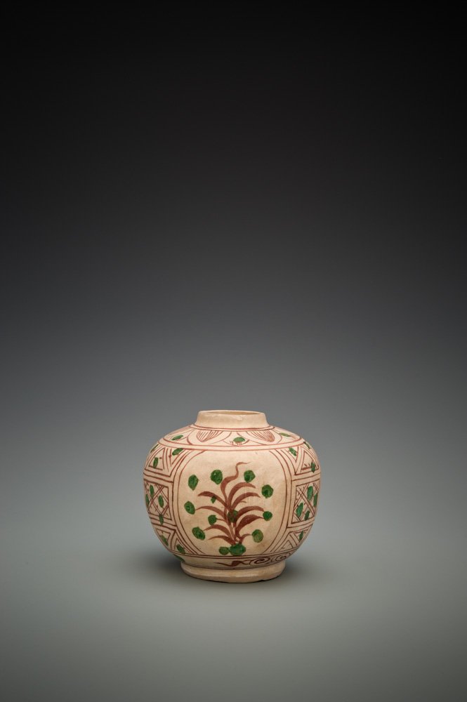 Vietnamese Polychrome Bottle (1 of 1)