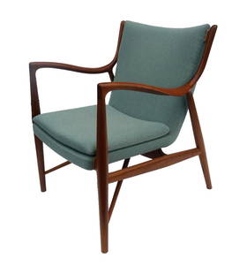 Finn Juhl, FJ45 Chair: Finn Juhl, FJ45 Chair33” high, 25” wide, 25” deep