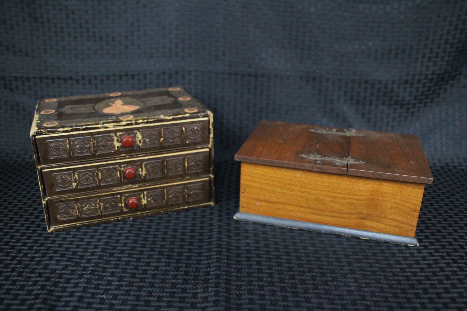 2 storage wooden boxes (1 of 6)