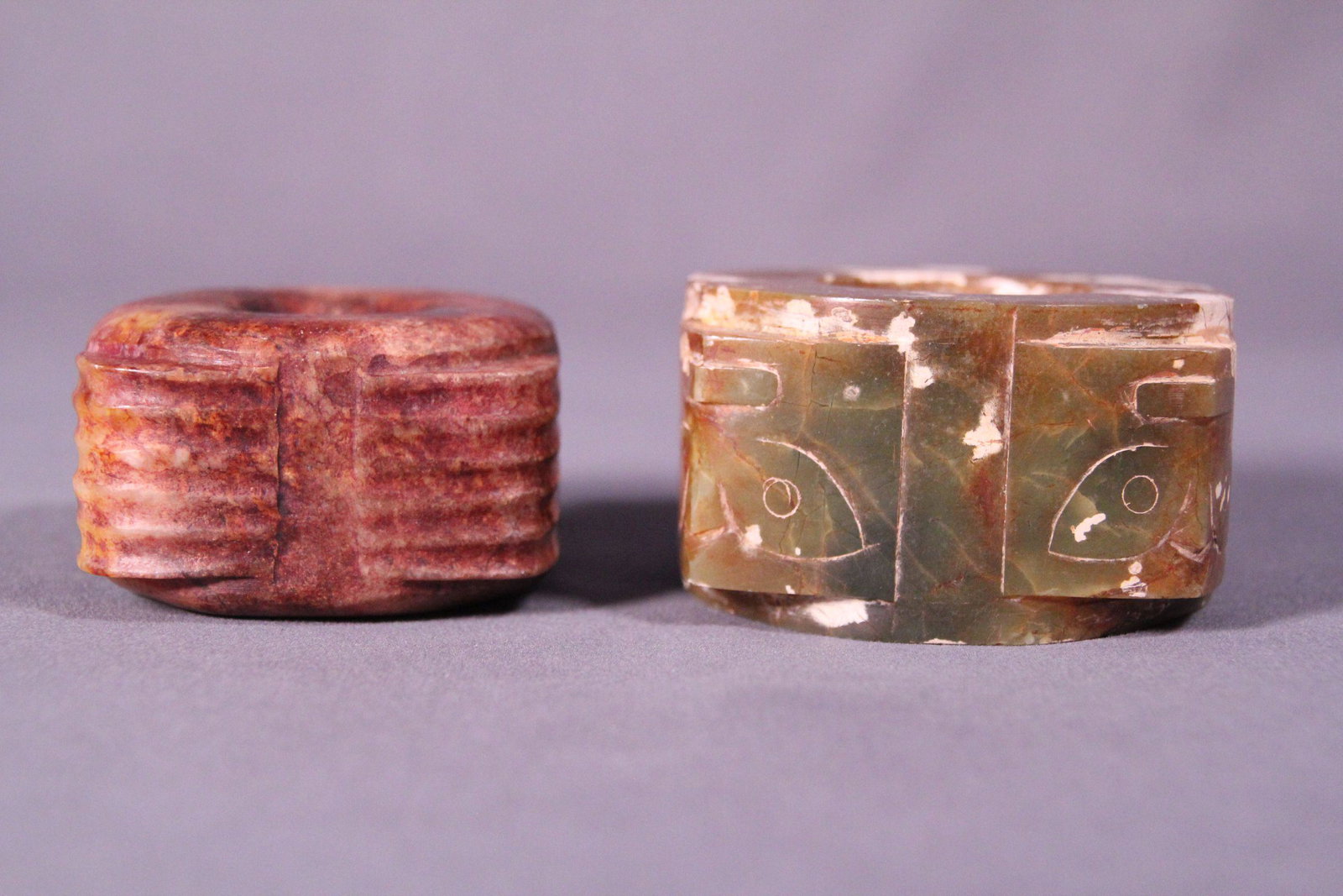 2 pcs archaic jade (1 of 6)