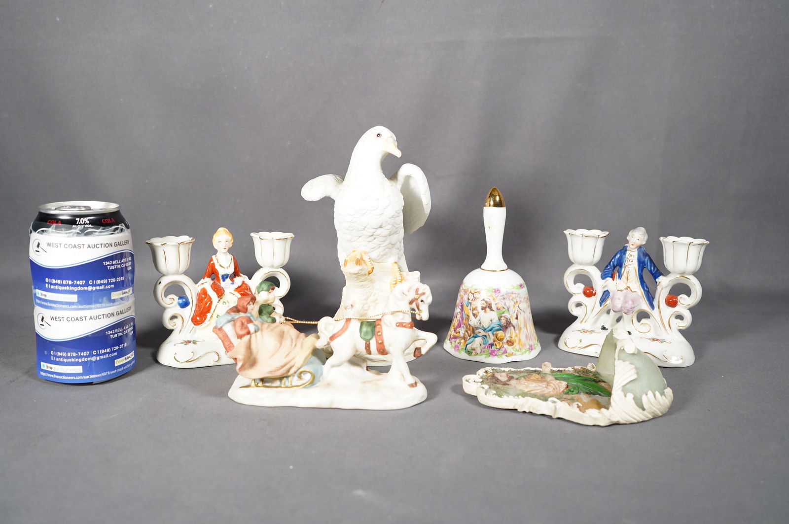 6 pcs ceramic figures (1 of 6)
