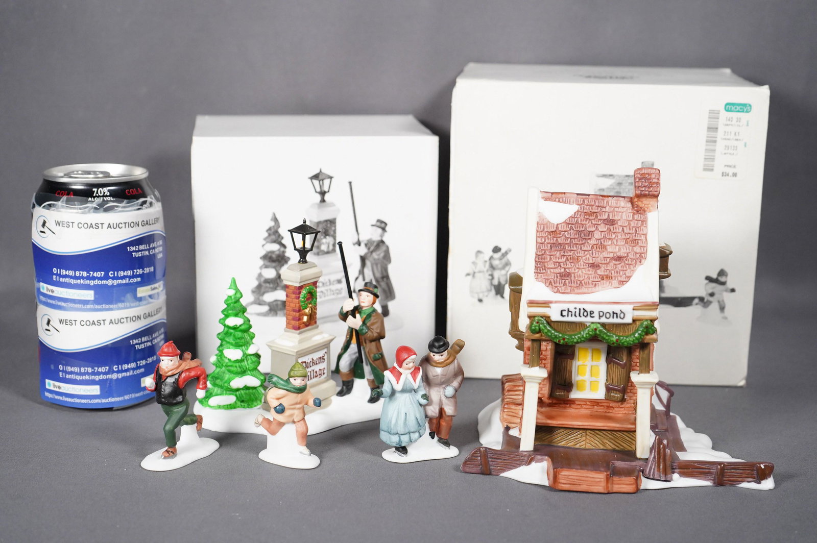 Lots of Department 56 holiday items: Lot of Department 56 holiday items with orignial box.