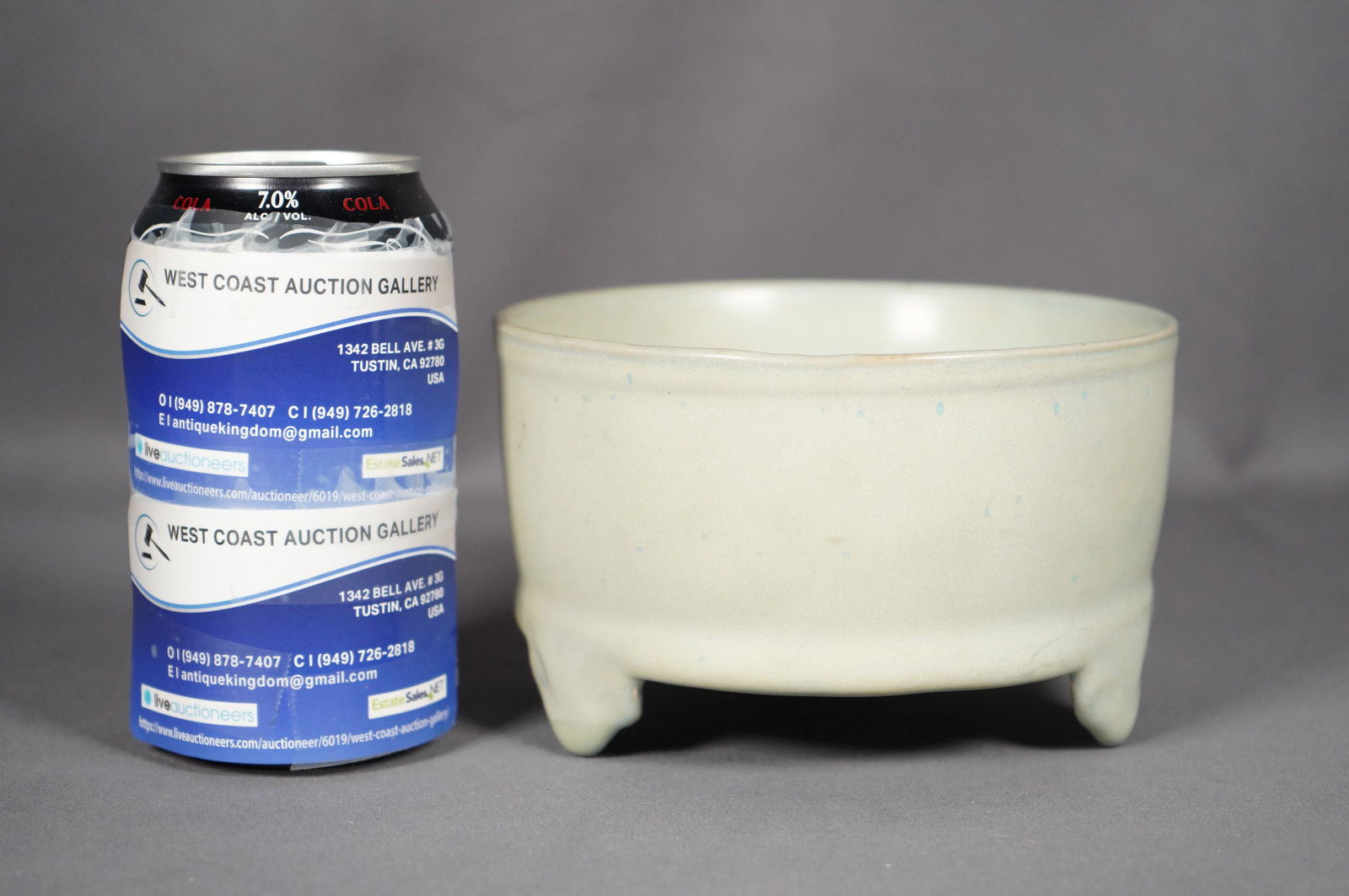 Chinese celadon footed washer (1 of 6)