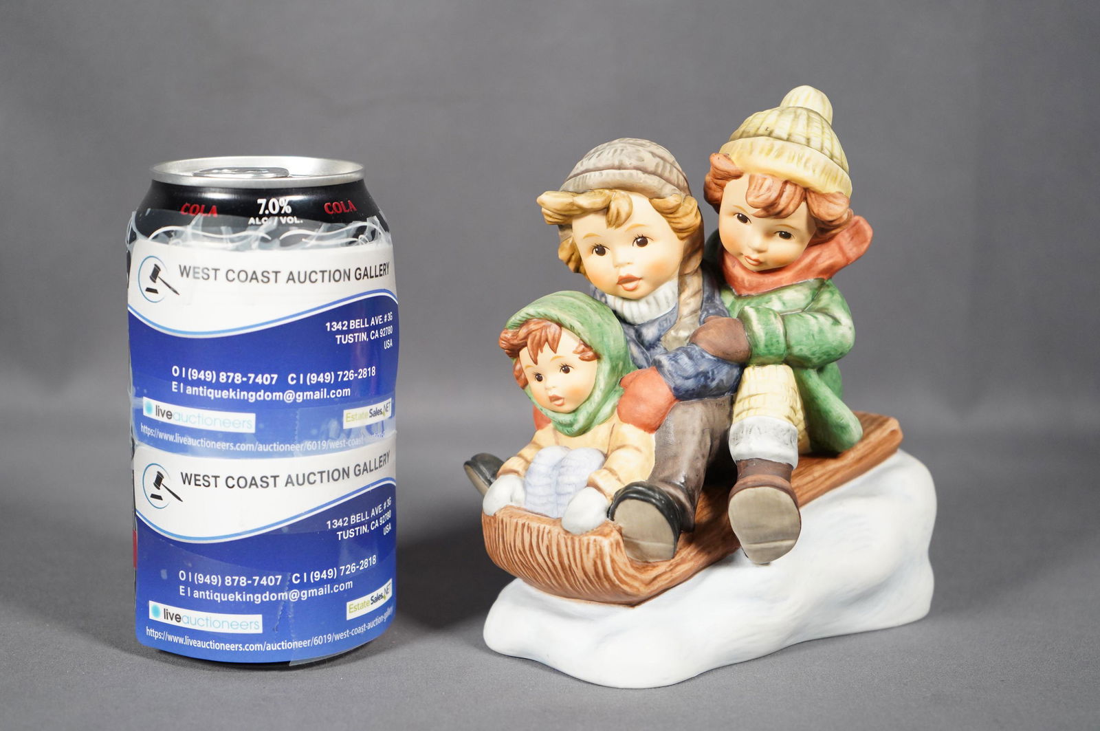 A Goebel Hummel figurine: A Goebel Hummel porcelain figurine BH 238 dated 2004. H: 6" x W: 5"