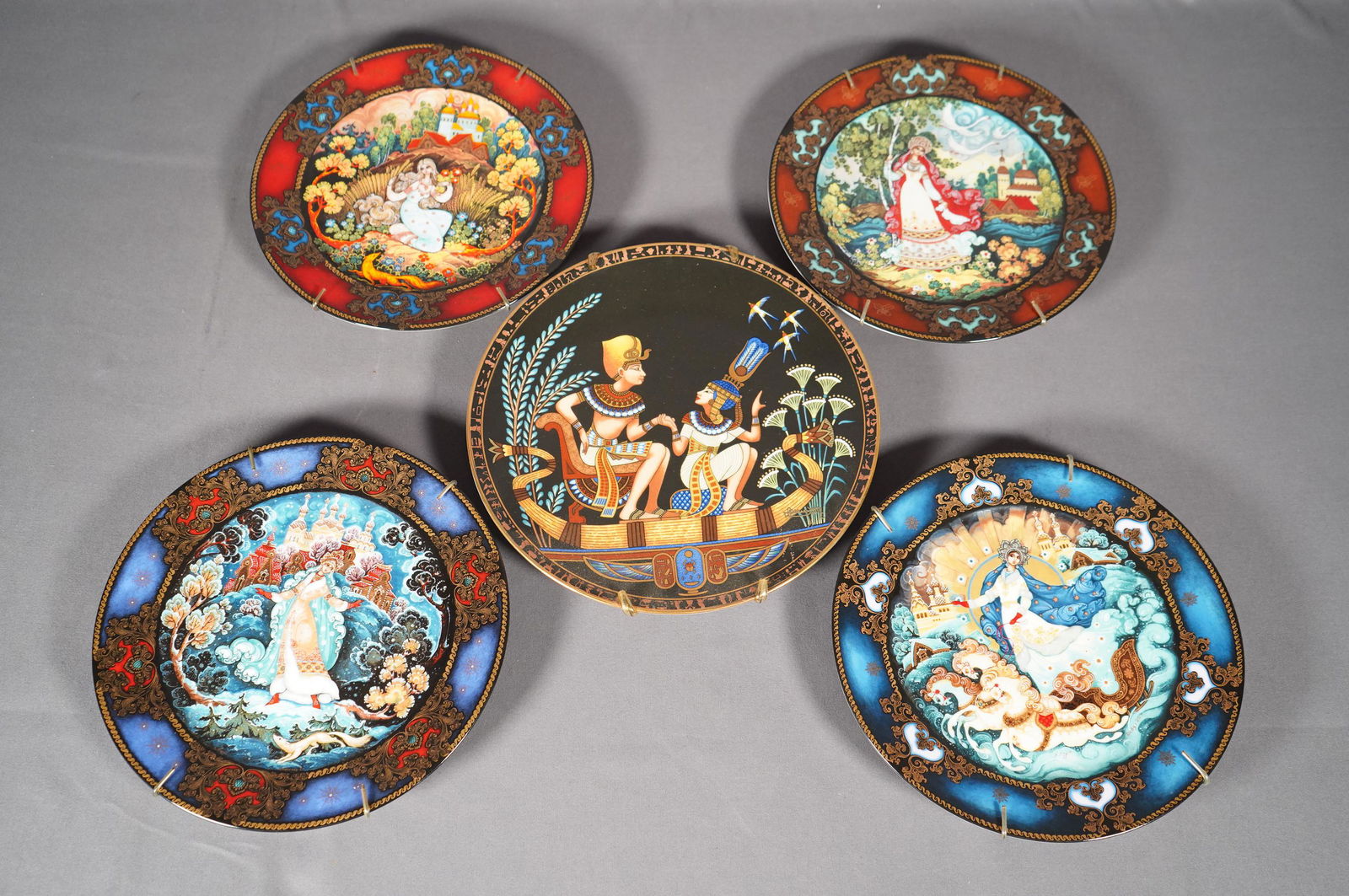 5 pcs Russian plates (1 of 6)