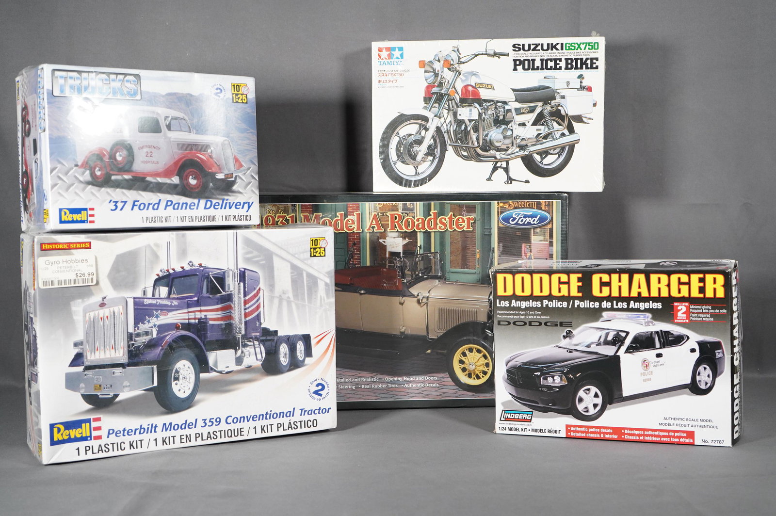 5 pcs vintage model kit (1 of 6)