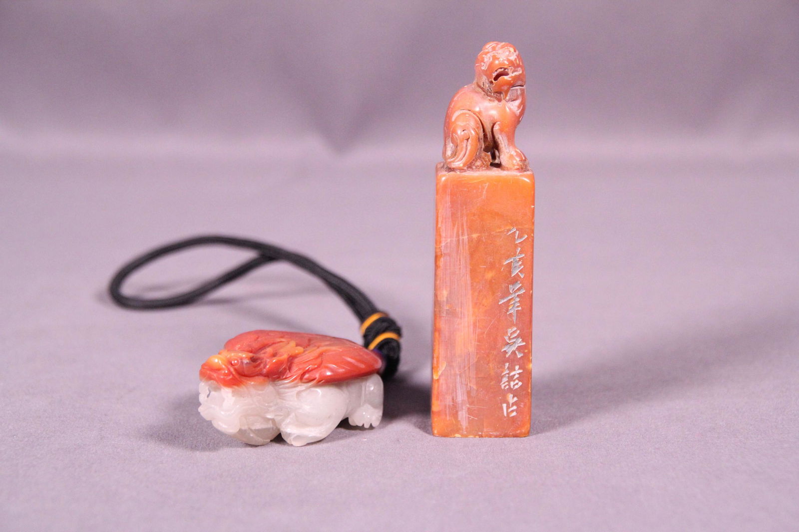 2 Chinese carved item (1 of 6)