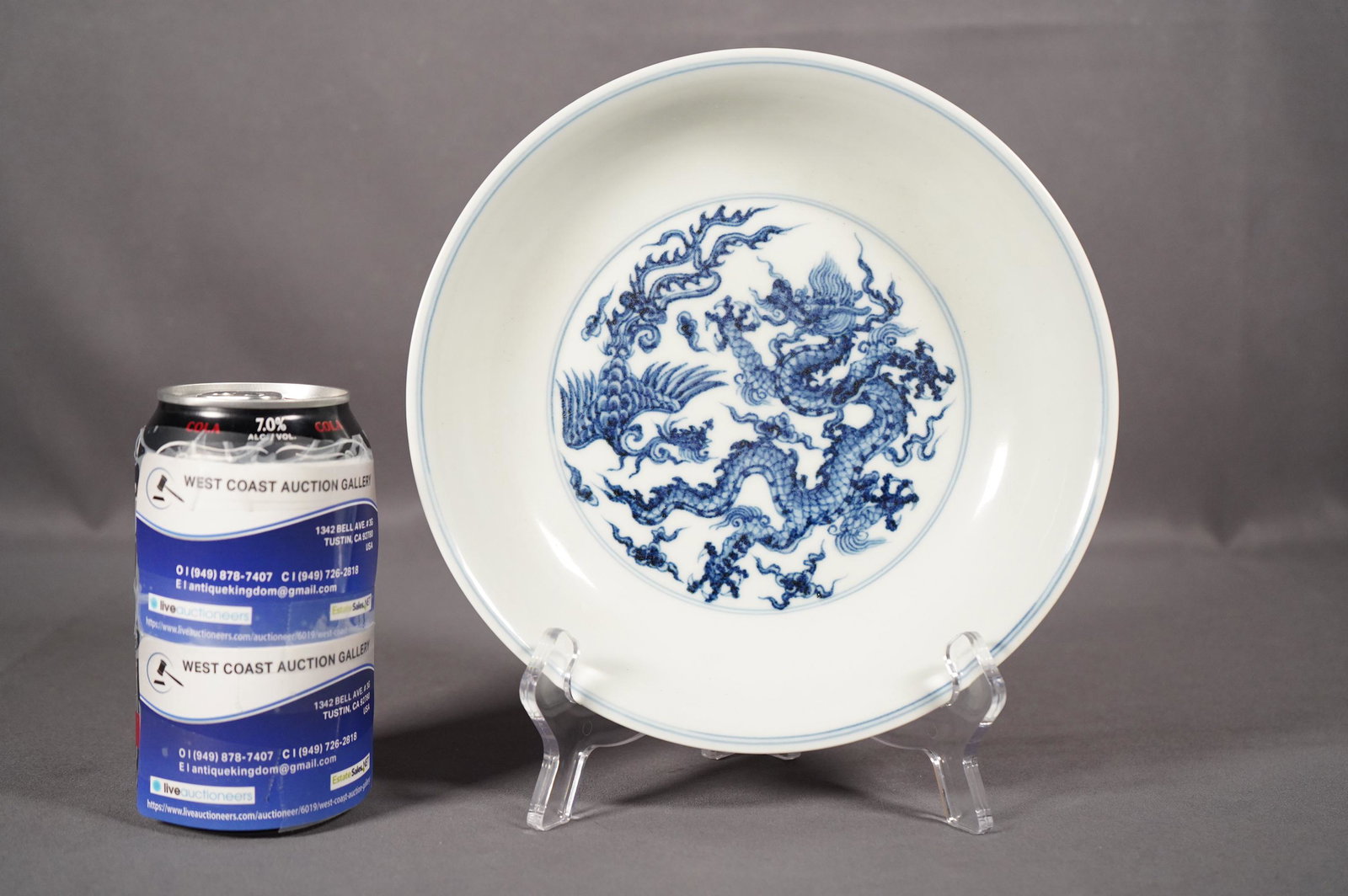 Chinese b/w plate (1 of 6)