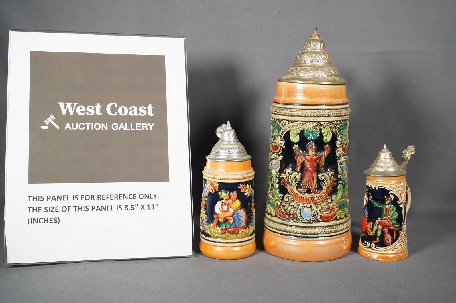 3 pcs beer stein (1 of 6)