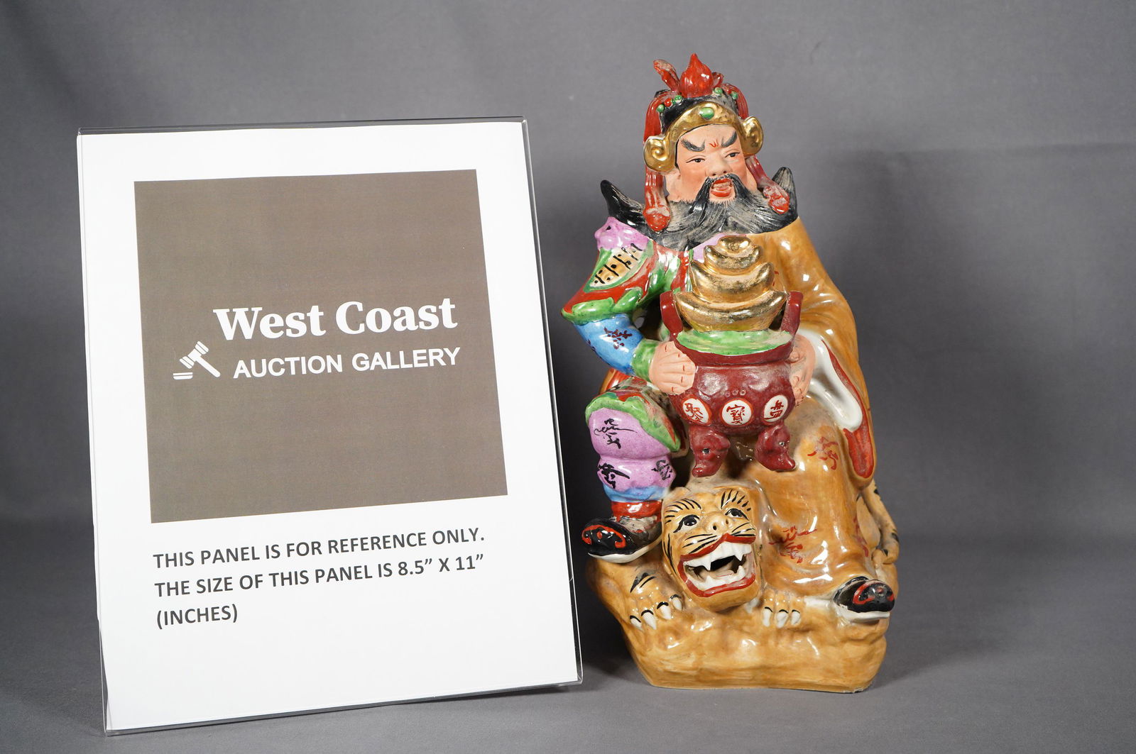 Chinese ceramic deity (1 of 6)