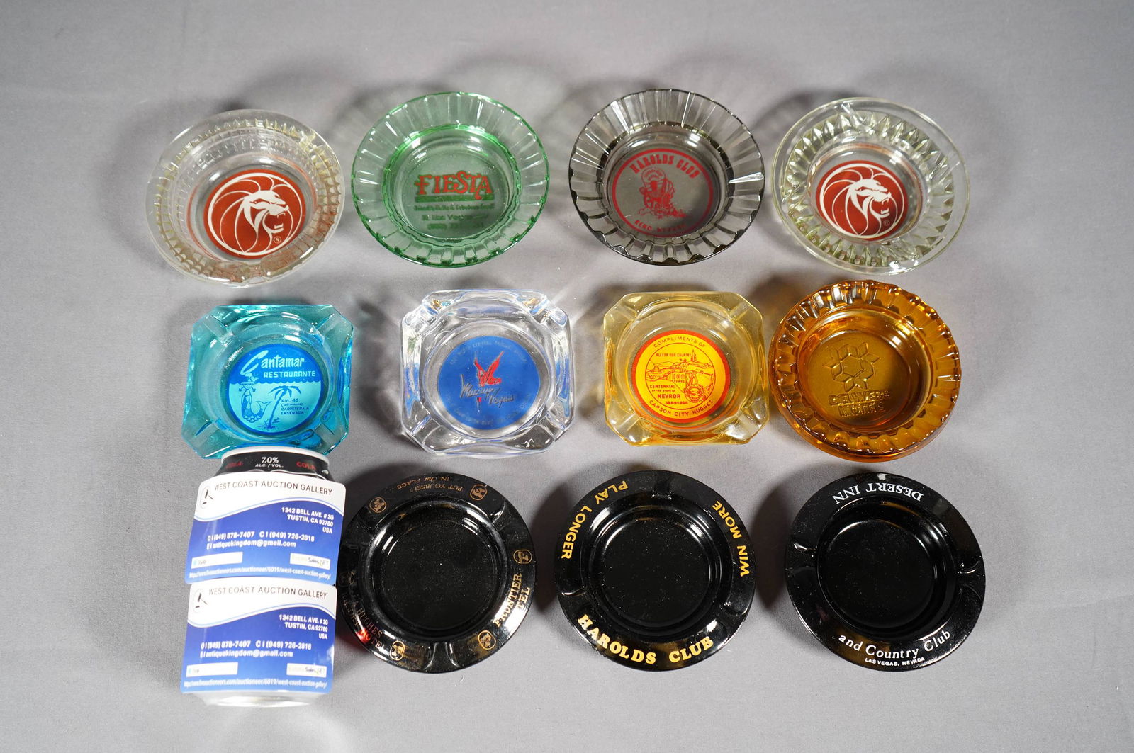 10 pcs Vegas ashtrays (1 of 6)
