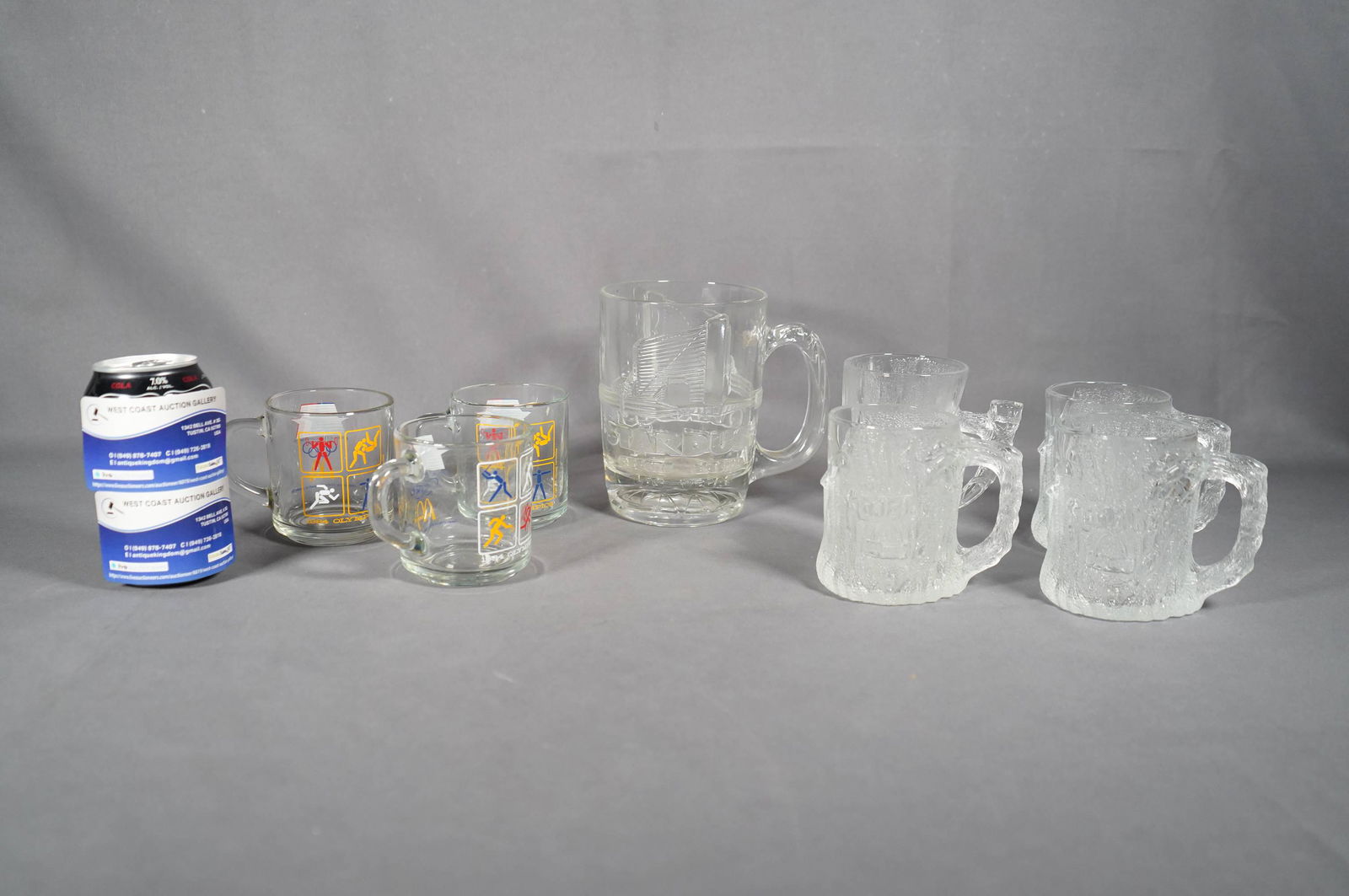 8 glass mugs (1 of 6)