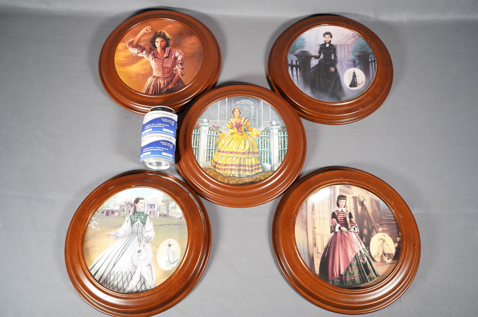 5 pcs framed plates (1 of 6)