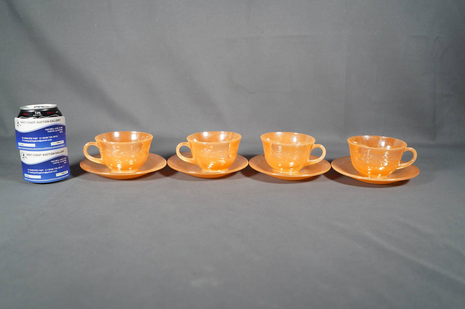 4 Fireking teacups (1 of 6)