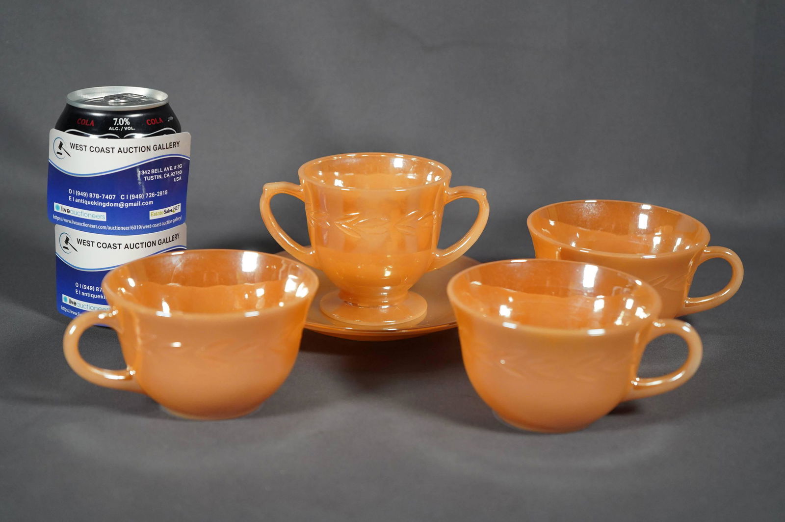4 pcs Fireking cups (1 of 6)